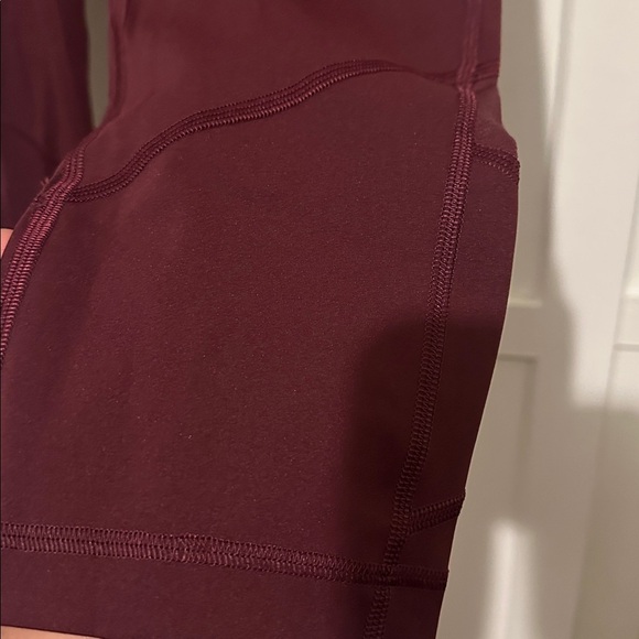 lululemon athletica Burgundy Leggings - Picture 2 of 9
